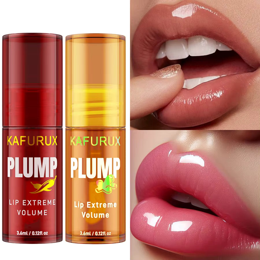 2PC Lip Plump Long Lasting Lip Oil